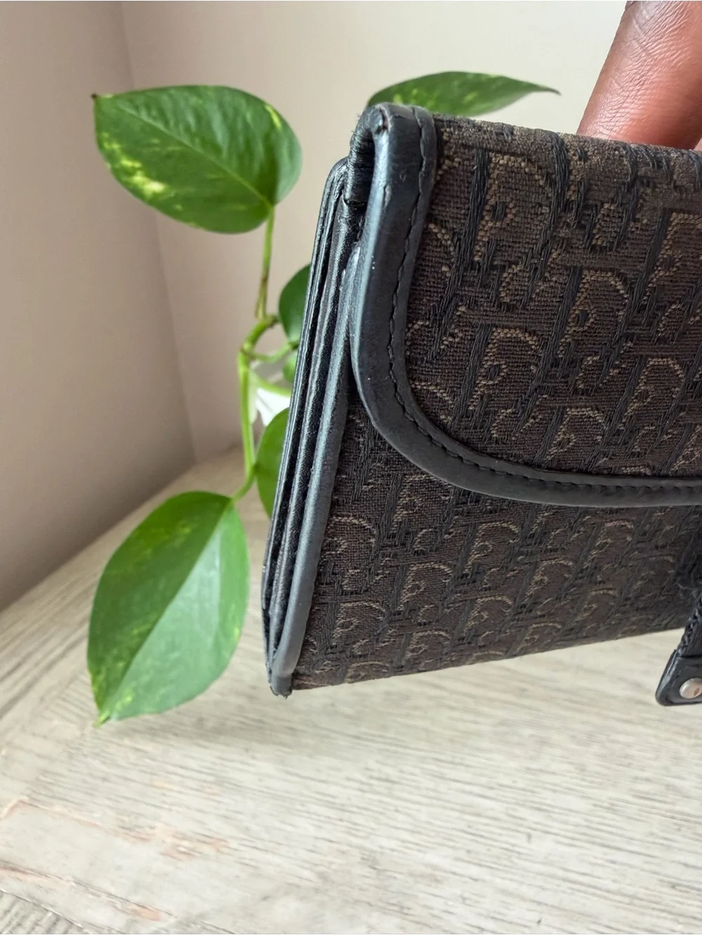 Vintage Christian Dior Street Chic Trotter Buckle Wallet